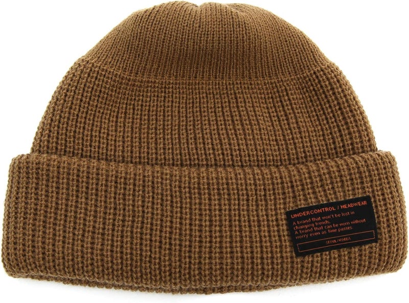 UNDERCONTROL Store Winter Trawler Fisherman Beanie Men Women Unisex Stylish Plain Docker Skull Hat Roll up Watch Cap Color Pack - Image 3