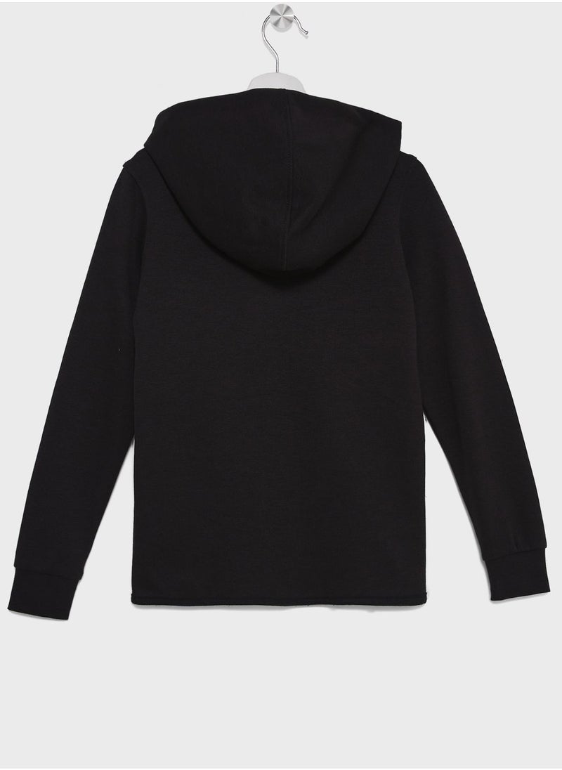 Jack & Jones Junior - Youth Zip Through Hoodie - Image 1