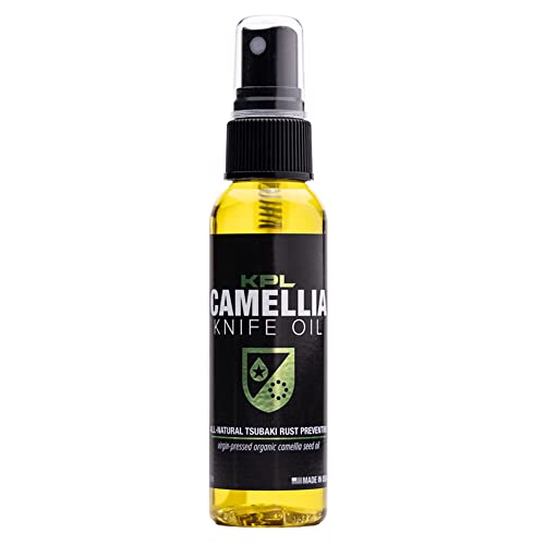 Knife Pivot Lube – Camellia Knife Oil for Blades – Tsubaki, Honing Oil for Cleaning and Blade Care – 60ml Spray Bottle - Image 1