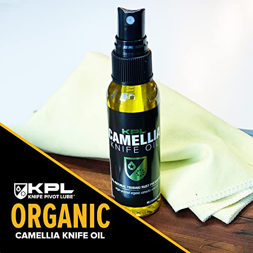 Knife Pivot Lube – Camellia Knife Oil for Blades – Tsubaki, Honing Oil for Cleaning and Blade Care – 60ml Spray Bottle - Image 5