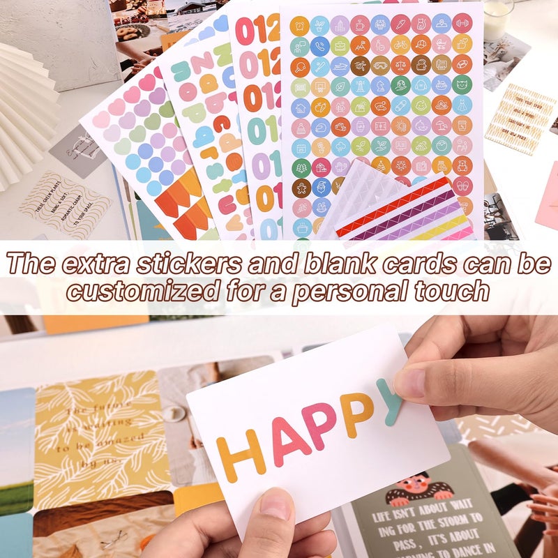 emmoolife Vision Board Book, 1400+ Inspirational Pictures Quotes & Stickers, Vision Board Kit for Women, Magazine Pictures for Vision Board, Realize Dreams and Create Life Goals, Collage Book for Manifestation - Image 4