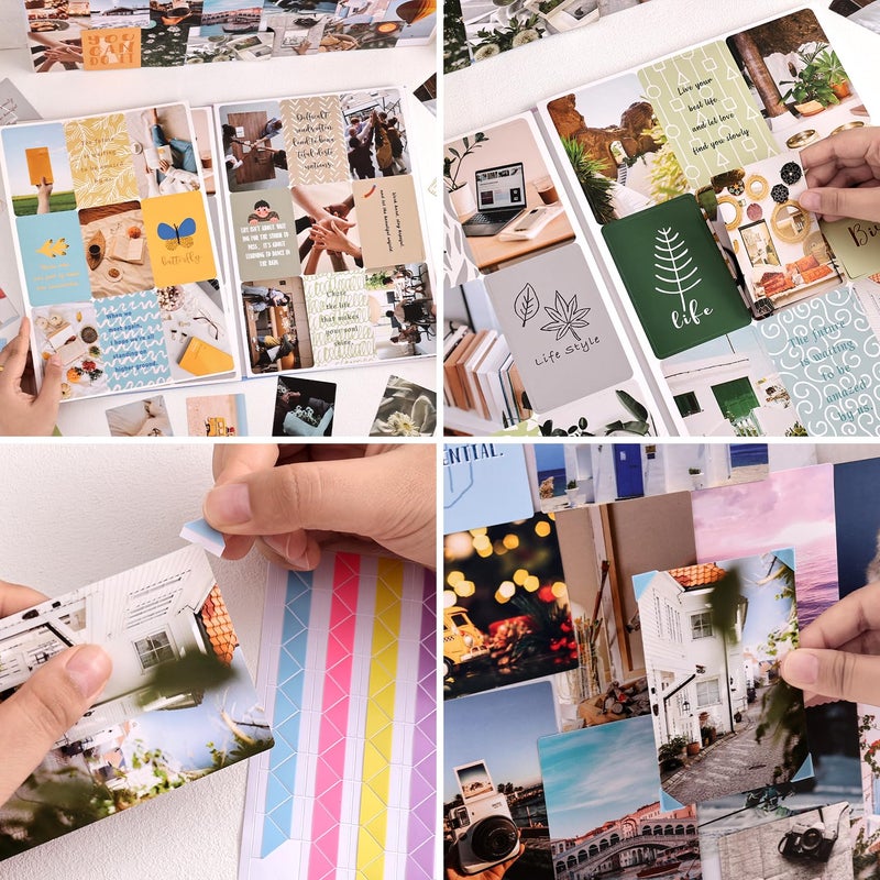 emmoolife Vision Board Book, 1400+ Inspirational Pictures Quotes & Stickers, Vision Board Kit for Women, Magazine Pictures for Vision Board, Realize Dreams and Create Life Goals, Collage Book for Manifestation - Image 3