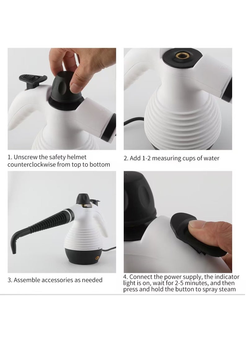 Laseta - High Pressure Steam Cleaner ，Multi-functional household high-temperature cleaning machine，Portable Steam Small Household Kitchen Handheld Steam Cleaner - Image 1