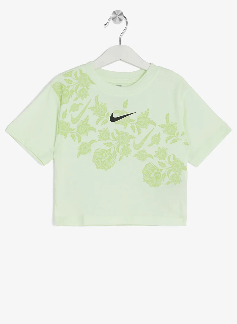 نايكي Kids Lace It Up Boxy T-Shirt