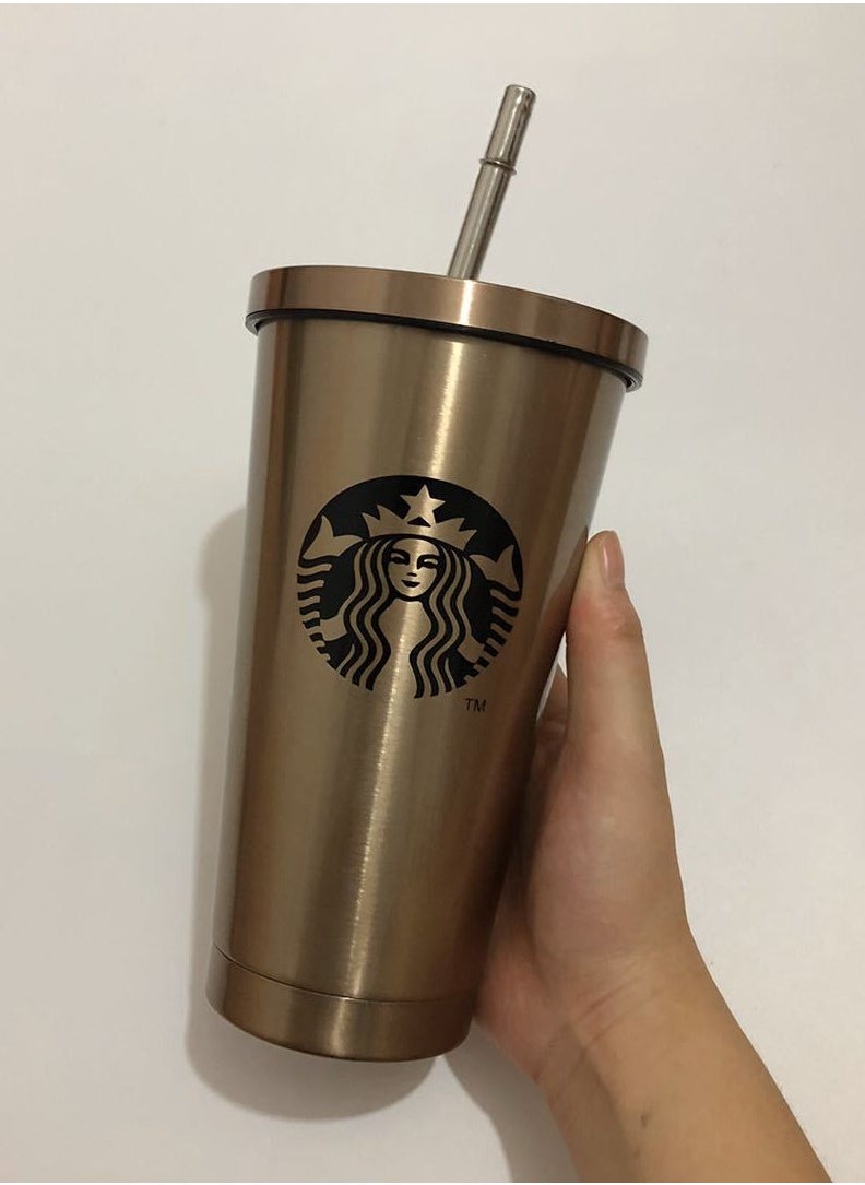 Starbucks Starbucks 304 Stainless Steel Large Capacity Water Cup Insulation Cup 