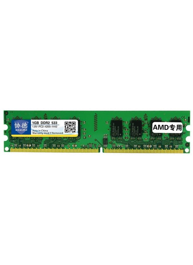 BURAQ - XIEDE X022 DDR2 533MHz 1GB General AMD Special Strip Memory RAM Module for Desktop PC - Image 1