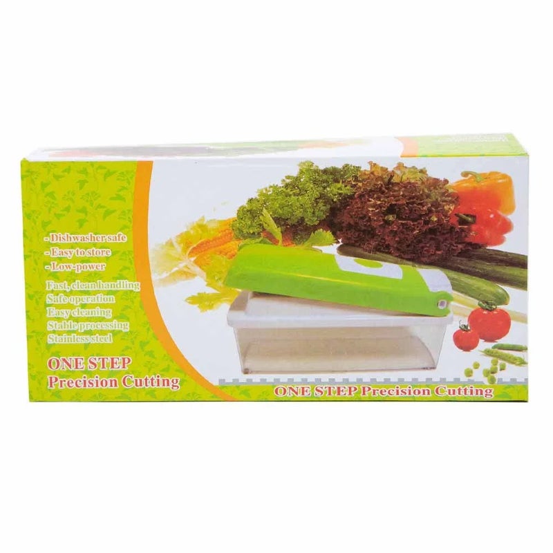One step precision cutting; Vegetable Fruit Peeler Dicer Cutter Chopper; Plastic 2 in 1 Vegetable and Fruits Cutter/Slicer