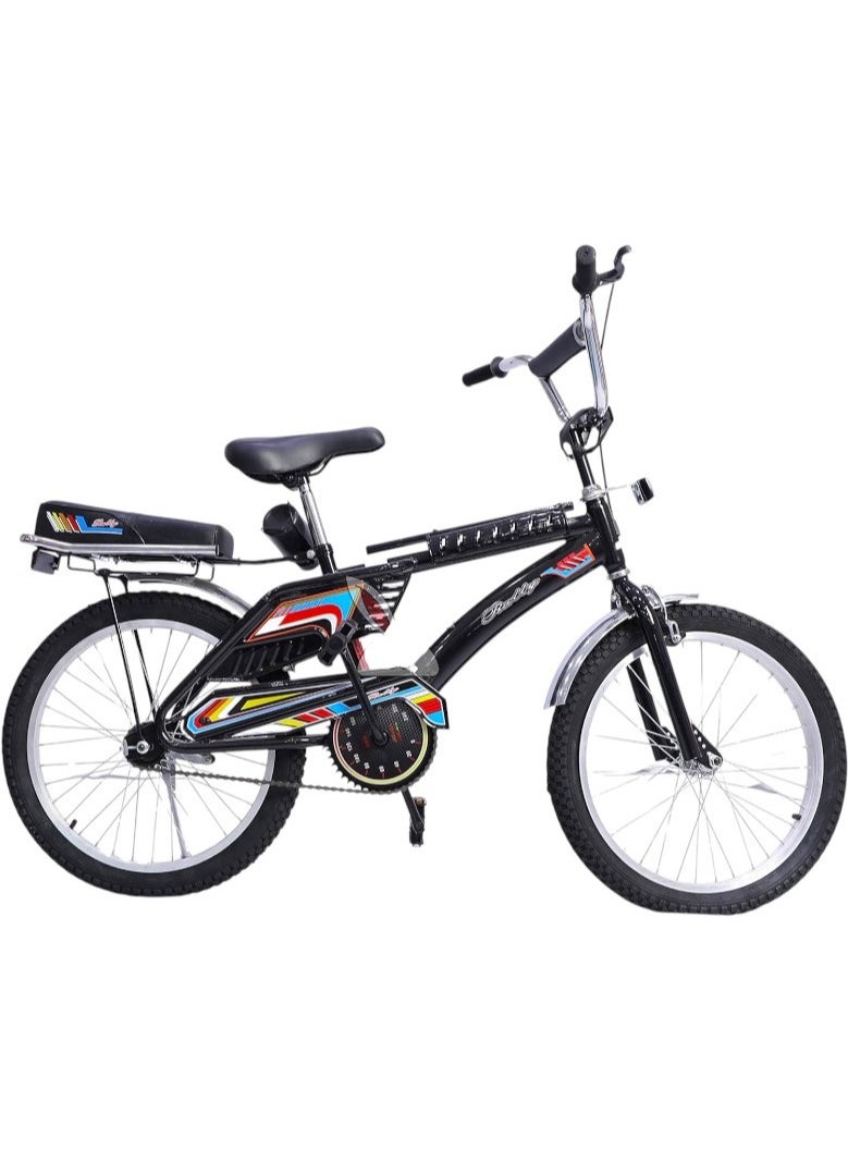 Rally Rambo Freestyle Kids Bike with 2 Seats, 20-Inch Size Rambo Bicycle indonesian Design with Adjustable Seat, Children Bicycle with Air Filled Wheels, Hand and Rear Brakes, For Ages 8+  - Image 2