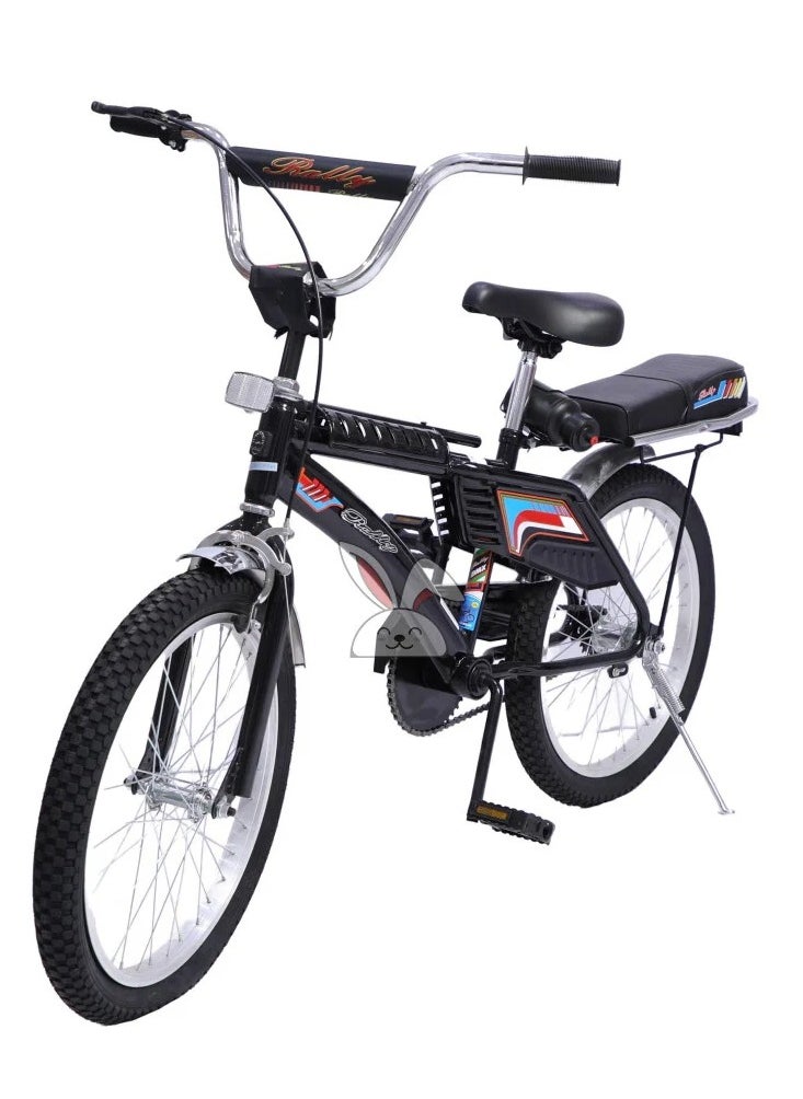 Rally Rambo Freestyle Kids Bike with 2 Seats, 20-Inch Size Rambo Bicycle indonesian Design with Adjustable Seat, Children Bicycle with Air Filled Wheels, Hand and Rear Brakes, For Ages 8+  - Image 4