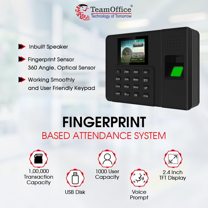 Team Office Fingerprint and Card Based Attendance System with Excel Report from DeviceBlack FingerCard - Image 4