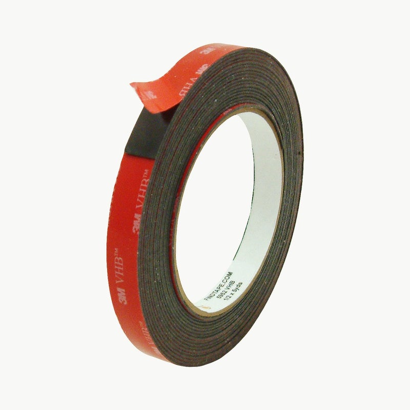 3M 3M Scotch 5952 VHB Tape: 1/2 in. x 15 ft. (Black) - Image 1