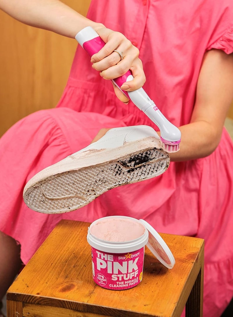 THE PINK STUFF Stardrops - The Pink Stuff - The Miracle Scrubber Kit - 4 Cleaning Brush Heads - Image 2