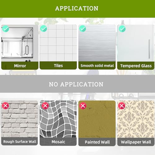MIUTME 14-Pack Shower Caddy Adhesive Replacement, Strong Adhesive Hooks Strips,Transparent Shower Shelf Adhesion Stickers No Drilling,for Soap Holder, Bathroom Corner Shelves and Kitchen Racks - Image 3