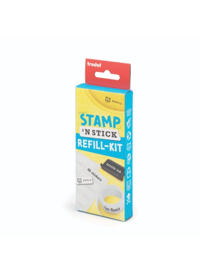 ترودات طقم إعادة تعبئة Trodat Stamp 'N Stick 199016 لختم المنسوجات - Image 1
