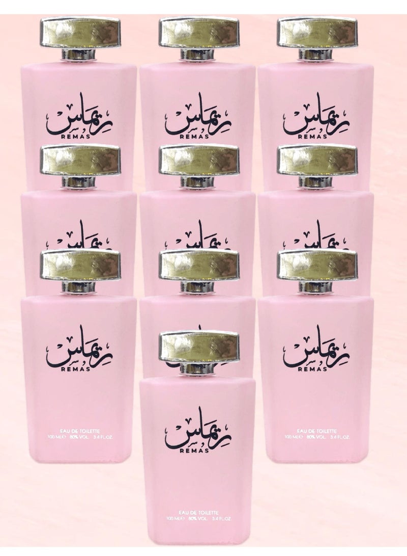remas 10 Pieces Remas Perfume 100 Ml EDT - Image 1