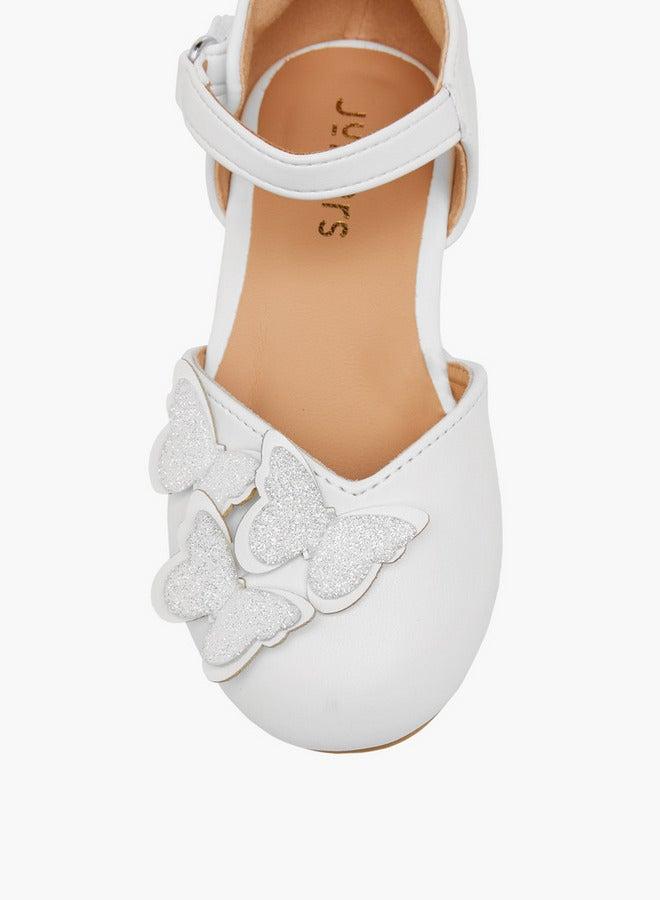 جونيورز أحذية مزينة بفراشة مع إغلاق بشريط لاصق - Image 4