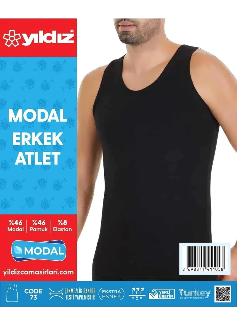 Yıldız Men's Modal Lycra Suspender Undershirt 70/74 - 3 Pieces