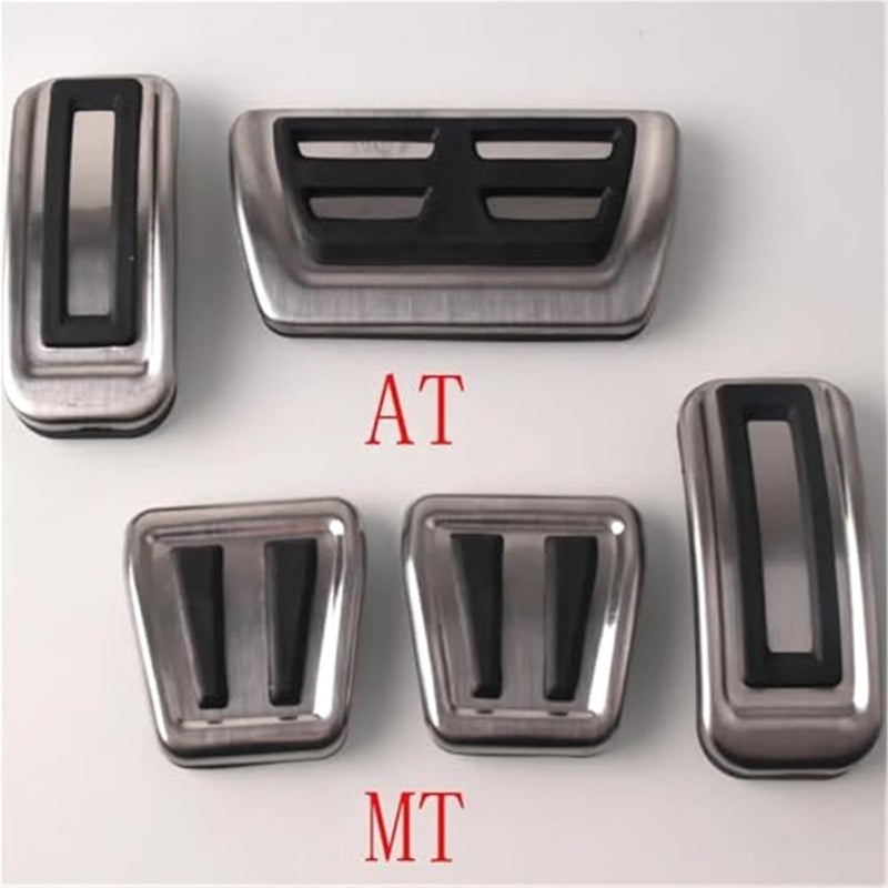 Wivplex Stainless Steel Pedal Pad Set for Mazda - Image 5