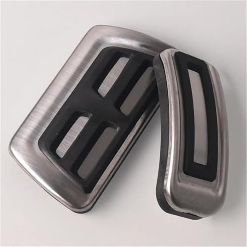 Wivplex Stainless Steel Pedal Pad Set for Mazda - Image 2
