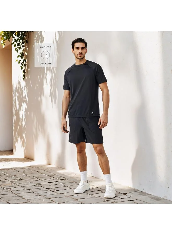 ADOT by Splash Regular Fit Shorts with Drawstring Closure