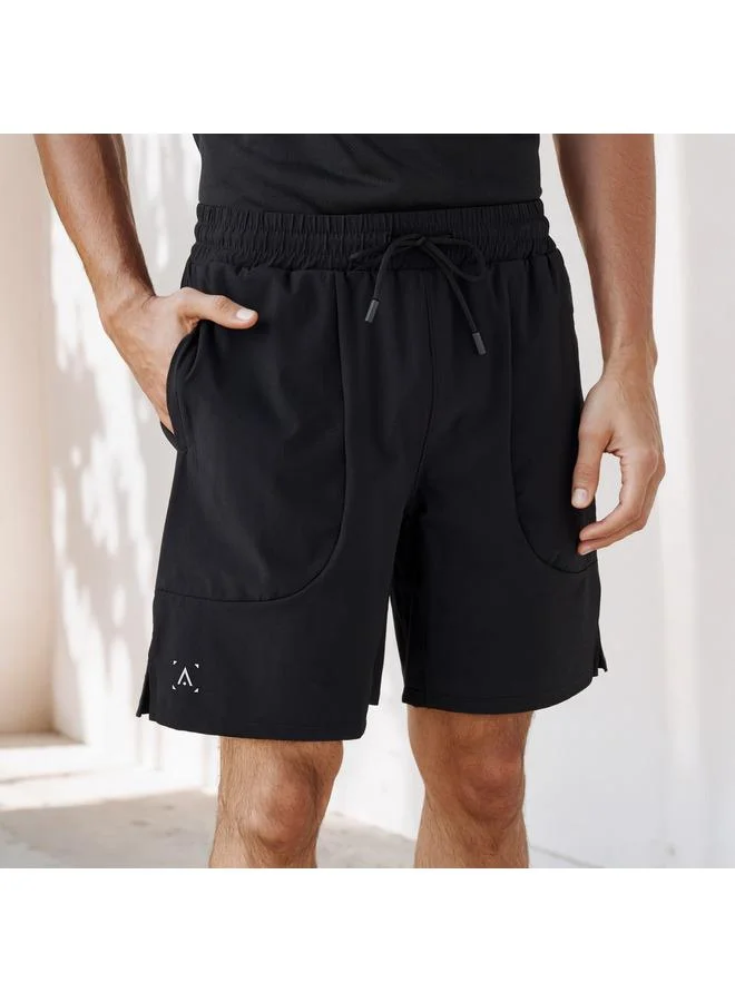 ADOT by Splash Regular Fit Shorts with Drawstring Closure