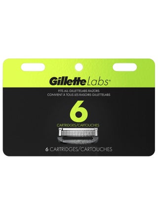 Men's Razor Blade Refill Cartridges Compatible with Gillette Labs with Exfoliating Bar and Heated Razor 6 Count - pzsku/Z38E4C2F89FBEB2977D74Z/45/_/1660727058/0fe5fc1b-6326-49ee-af08-9277ea72fc00
