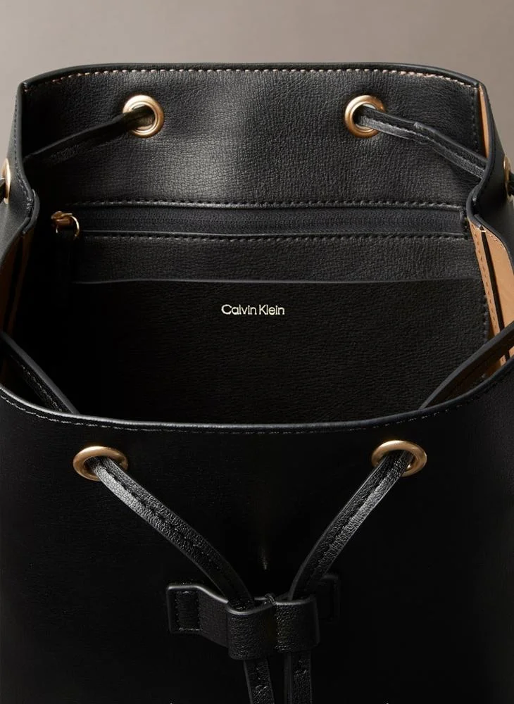 كالفن كلاين Logo Flap Foil Backpack