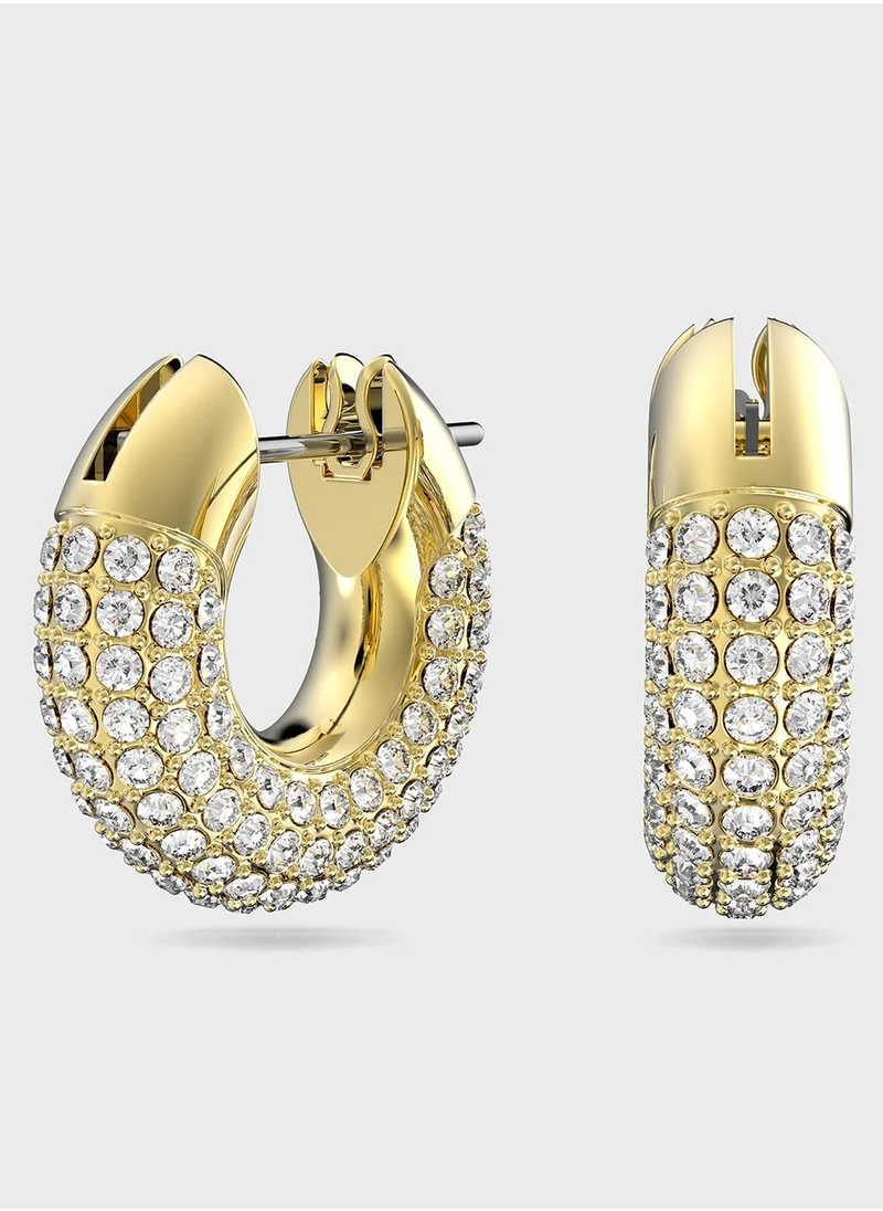 سواروفسكي اقراط دائرية مزينة بكريستال