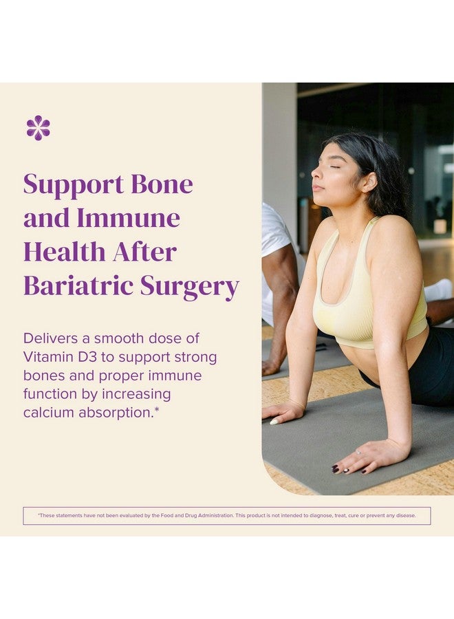BariMelts Vitamin D3 5000 IU, 90 Fast-Dissolving Tablets (3-Month Supply), Bariatric Vitamins for Women, Natural Apple Flavor - Image 3