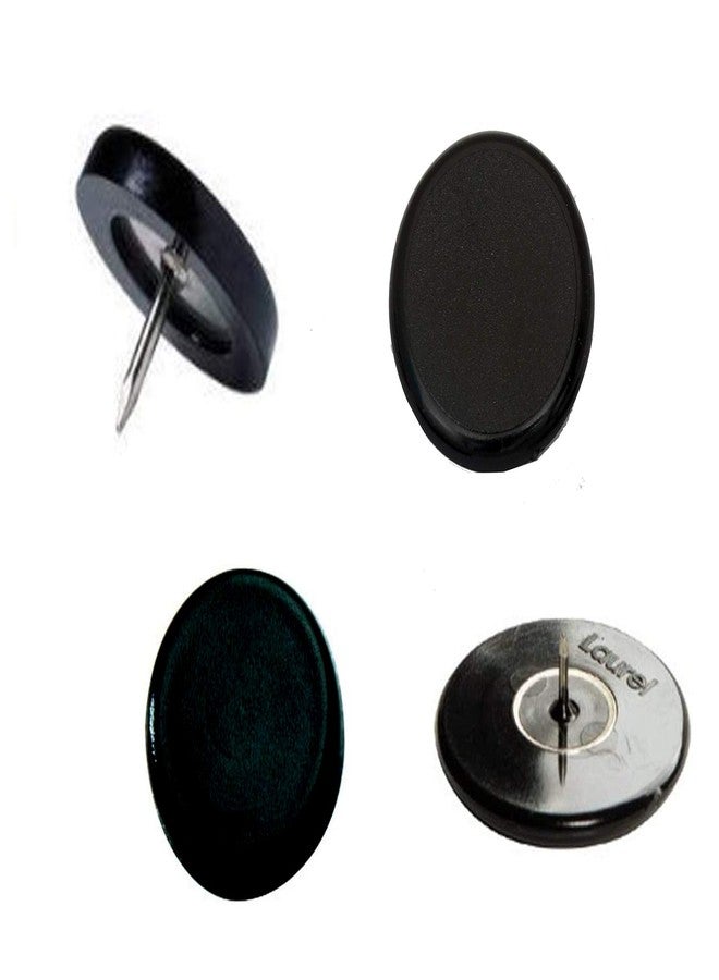 Laurel Black Super Drawing Pin 30mm Thumbtacks Push Drawing Cockboard Bulletin Board Pins Map Tacks to Hold Paper Calendar Important Note on Pin Memo Board Mark Important Date 4 Pieces - Image 2