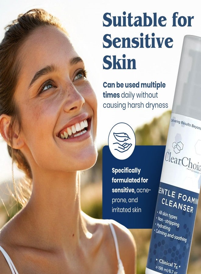 Clear Choice Gentle Foaming Cleanser 6.7oz - Soap-Free, SLS-Free Face Wash for Sensitive, Acne-Prone Skin - Restores pH Balance, Removes Makeup, Ideal for Post-Peel and Post-Laser Care - Image 4
