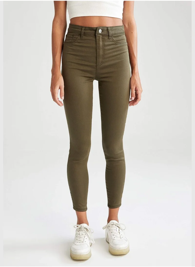 DeFacto Super Skinny Fit High Waist Trousers