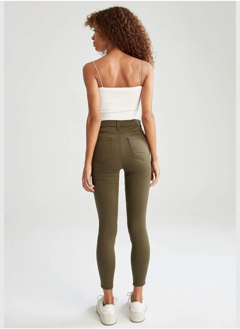DeFacto Super Skinny Fit High Waist Trousers
