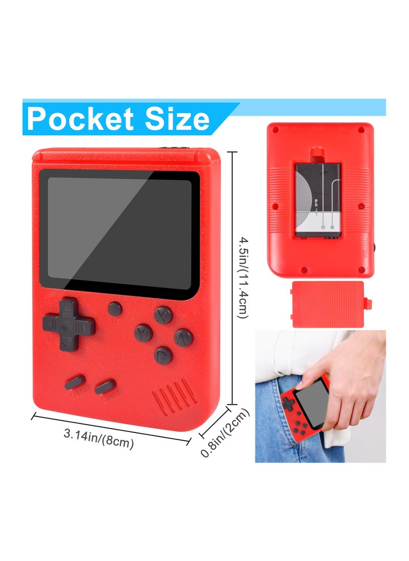 Generic Handheld Game Console, Retro Portable Game Console with 400 Classic Games, Supports Two Players,Rechargeable Battery 3-Inch Color Screen Portable Handheld Games, Gift forLovers Adults Kids Boys.  - Image 3