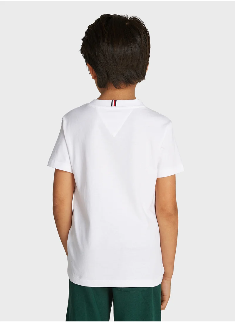 تومي هيلفيغر Youth Striped T-Shirt