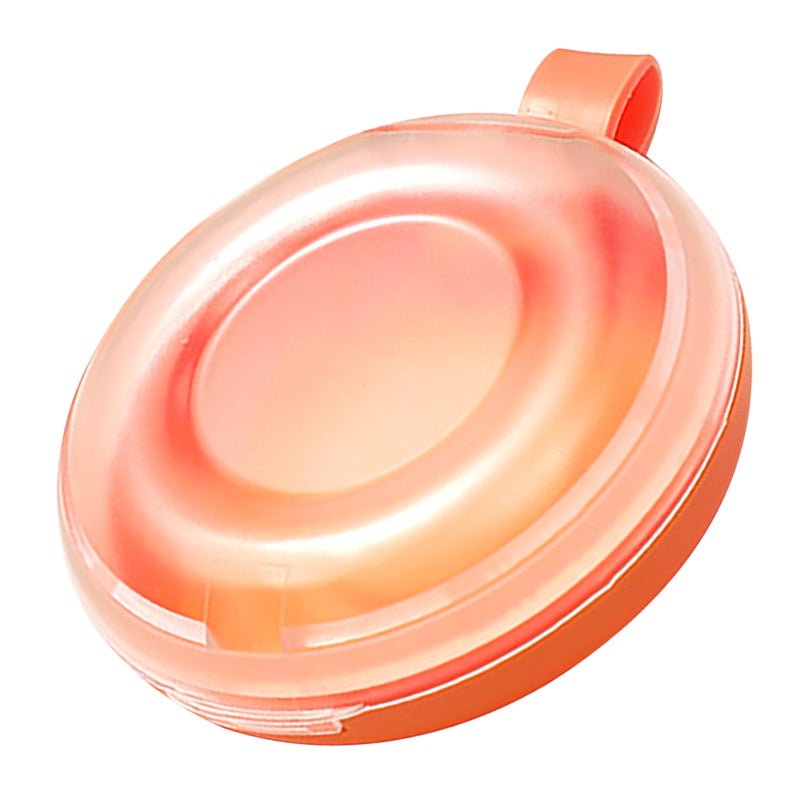 Dentures Braces Storage Box ABS Dust Prevention Orthodontic Retainer Storage Container Case Orange - Image 2