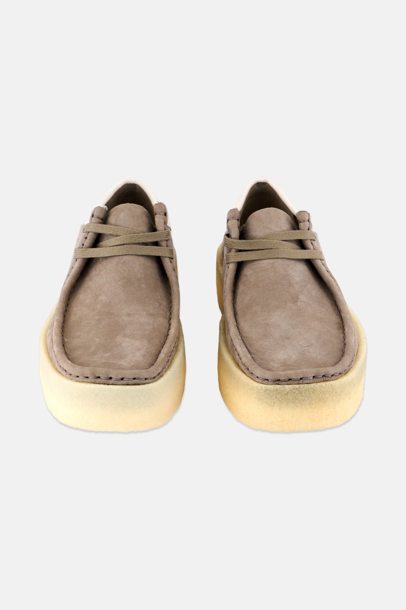 clarks Men Wallabee Cup Lace Up Casual Shoes, Grey Combo  - Image 4