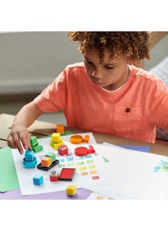 hand2mind Numberblocks Stampoline Park Stamp Activity Set 20 Kids Stamps 12 Washable Ink Pads Number Toys Toddler Arts And Crafts Math Teaching Stamps For Kids Preschool Learning Activities  - Image 5