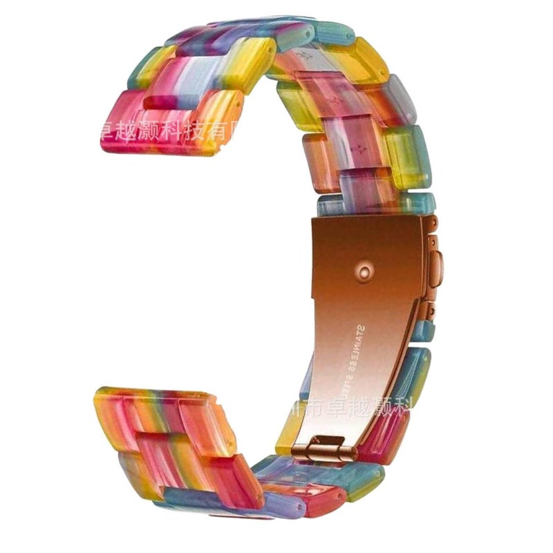 سوار ساعة ذكية سوار معدني من الستانلس ستيل متوافق مع Samsung Galaxy Watch 6 بملاءمة قابلة للتعديل وحزام بديل للاستخدام اليومي باللون شفاف قابل للتعديل - Image 2