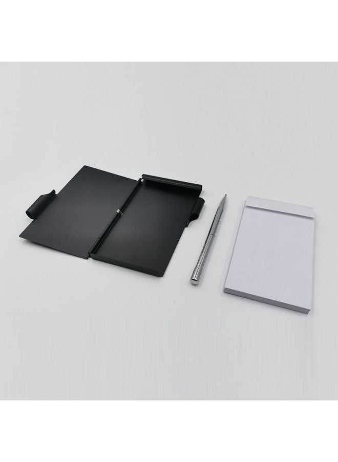YINGFENG Aluminum Alloy Card Case With Pen Tearable Fashion And Convenient Creative Notebook Portable Drafts - Image 1