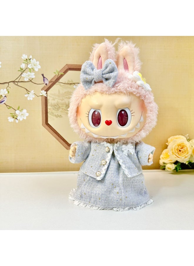 LABUBU 38cm Plush Doll Clothes for Labubu 