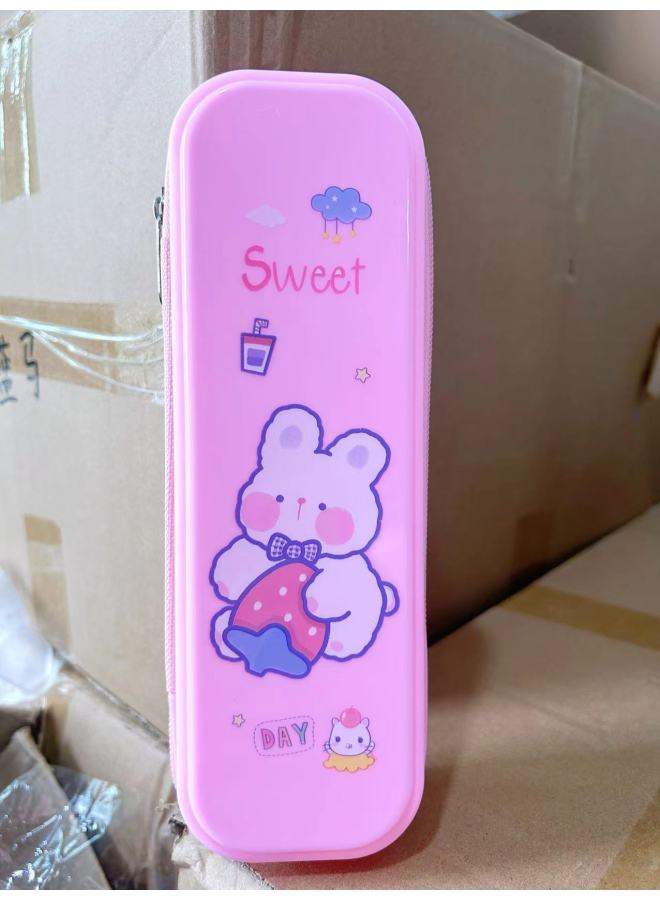 Simple Primary School Kindergarten Cartoon Fragrance Children Girl First Grade Cute Stationery Box Boy Pencil Case Waterproof - Image 1