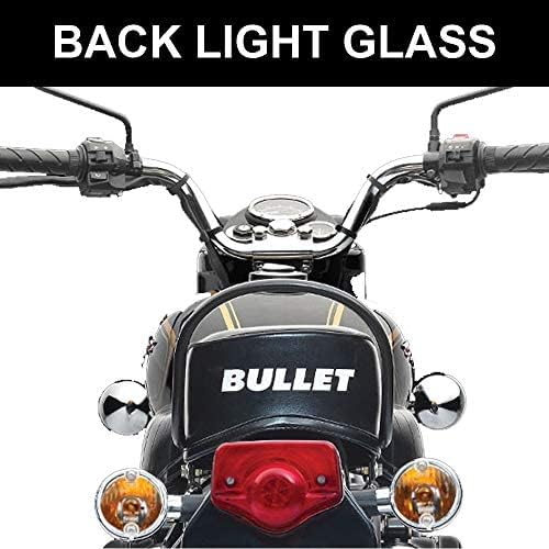 VTRUST LED Tail Light Compatible for Royal Enfield Standard 350 & Standard 500 | Bright Orange Rear Brake Back Light | Waterproof Bike Tail Lamp | Plug & Play Replacement Rear Light Assembly - Image 2