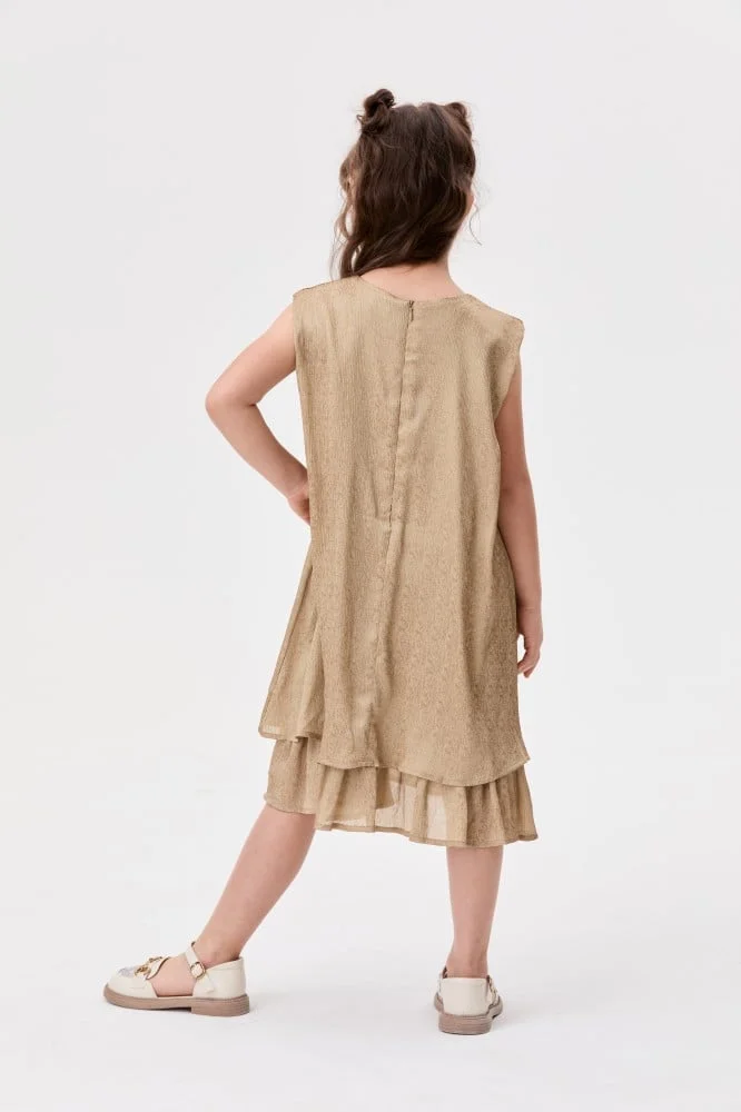 Tenda Two-layer shiny dress