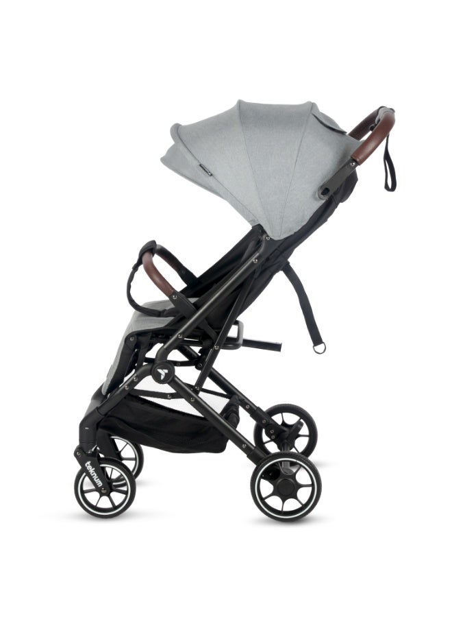 TEKNUM Travel Cabin Plus Stroller - Grey - Image 5