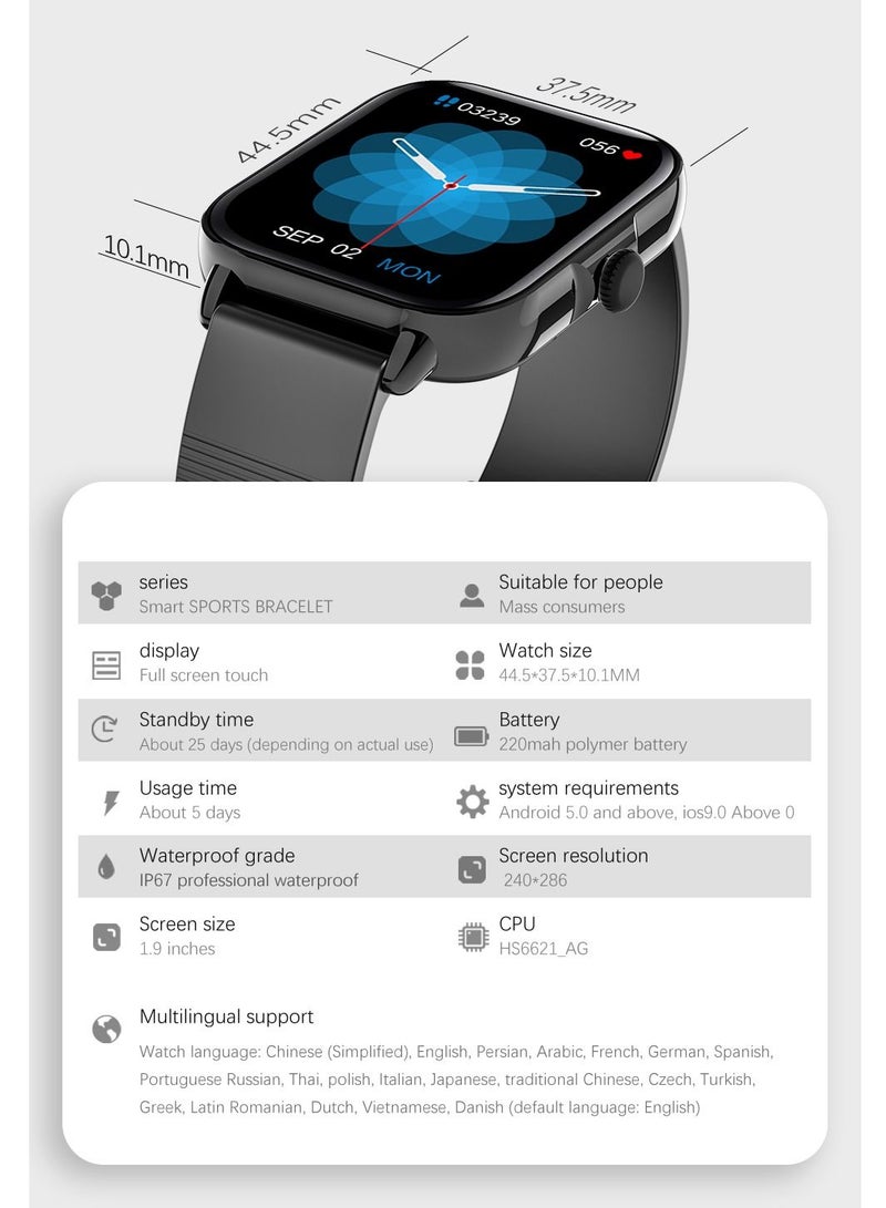 GULFLINK GULFLINK Smart Watch for Android and iOS Phones Compatible with Apple iPhone, Samsung - Image 4