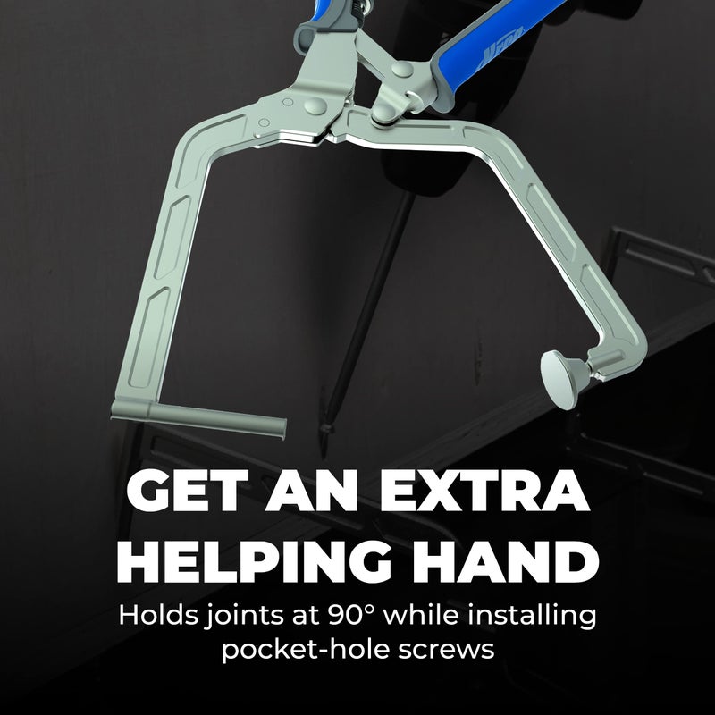 Kreg KHCRA Automaxx Right Angle Clamp - Kreg Woodworking Clamp - Carpentry & Joinery Tool - Angle Clamp - 5 Inch (127 mm) Reach - Image 2