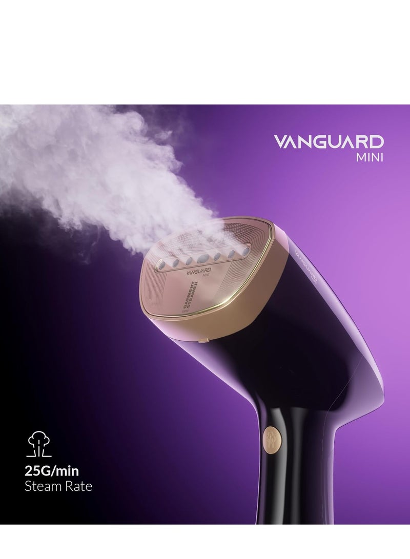 Feller Germany Vanguard Series Handheld Garment and Travel Steamer, 2000W, Prime Gold Ceramic Sole Plate with Auto Shut Off, Anti Drip, 25G/min Steam Rate, GS200, (Gold) - Image 4