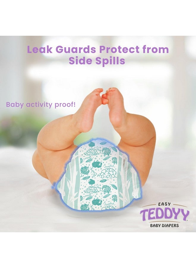 تيدي حفاضات إيزي بيبي متوسطة الحجم (42 قطعة)، من 6 إلى 11 كجم، امتصاص طويل الأمد، مضادة للطفح الجلدي - Image 5