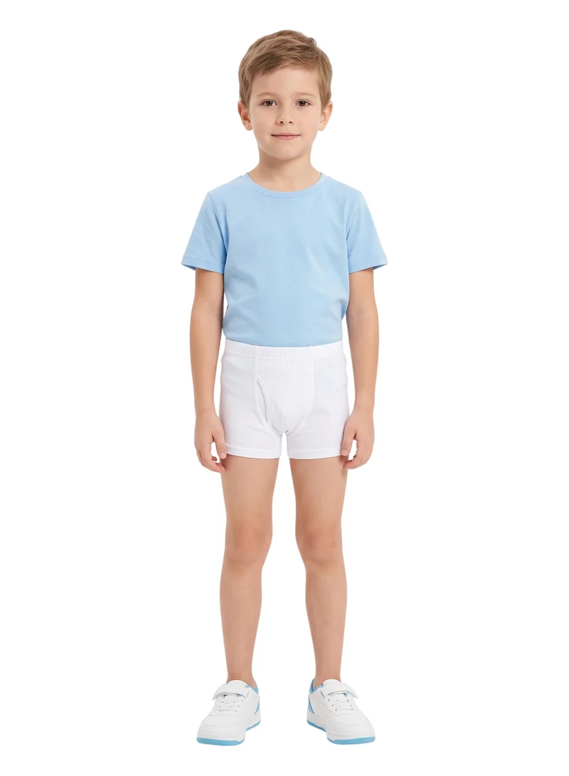 بيداني Boys' Boxer Briefs, 6-Pack – Breathable Soft Cotton Underwear Trunks with Elastic Waistband